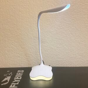 LED DESK LIGHT USB Cycle charge led lighting Touch sensor switch, White